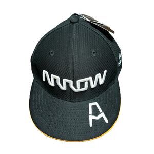 Arrow McLaren Hat Indycar Racing Black Indy 500 Adjustable SnapBack OSFM NWOT